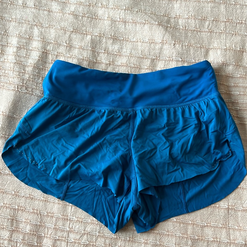 Blue lululemon shorts